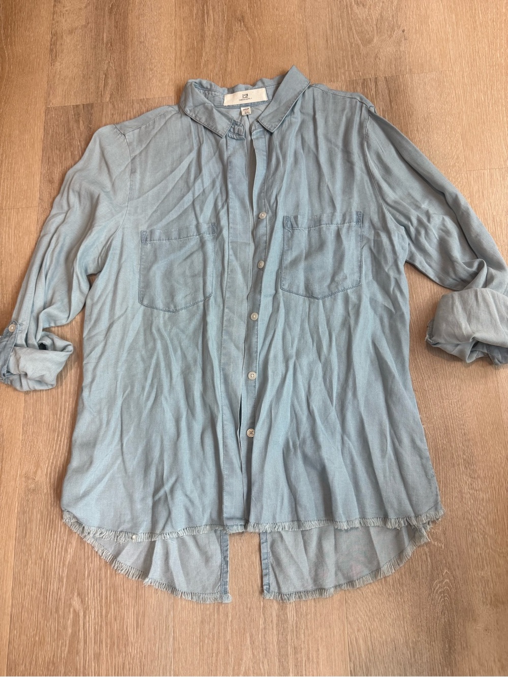 Thread & Supply Light Blue Casual Button-Down Shirt